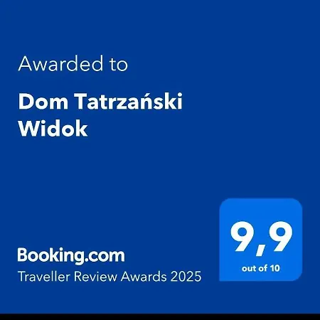 بيت للعطل Dom Tatrzanski Widok